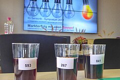 Vorbereitungen für den Workshop
(Bildquelle: Jost Brunner, Agroscope)